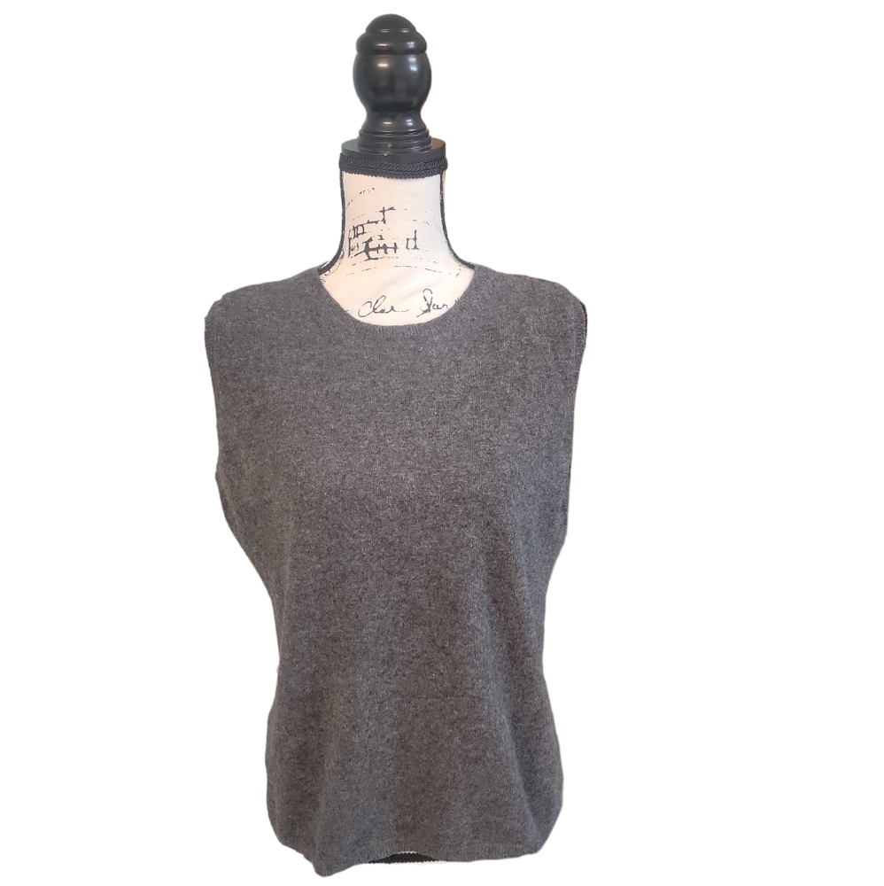 Sutton Studio 100%Cashmere Womens Designer Luxury Top Size Large